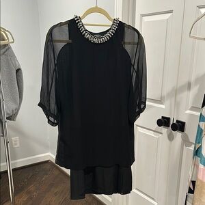 3.1 Phillip Lim Black Embellished Relaxed dress